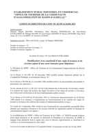 DEC_2023-MODIFICATION ACTE CONSTITUTIF D'UNE REGIE D'AVANCES ET DE RECETTES